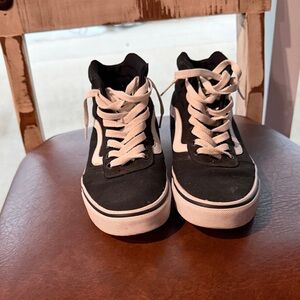 Classic Black and White Kids Shoes